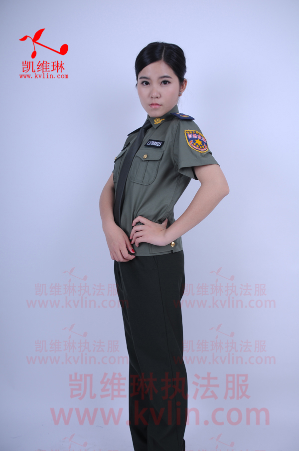 矿山救护工作服装女士短袖制式衬衣